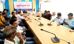 জগন্নাথপুরে দুর্গাপূজা পালন উপলক্ষে প্রস্তুতিসভা