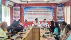 শান্তিগঞ্জে পুষ্টি পরিস্থিতি উন্নয়নে অংশীজনদের কর্মশালা